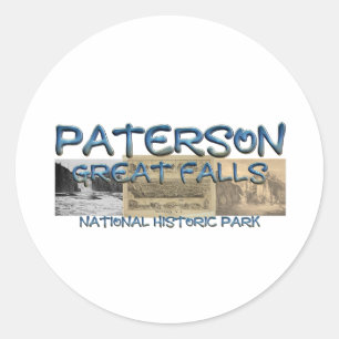 ABH Paterson Great Falls Classic Round Sticker