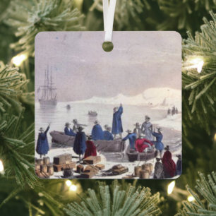 ABH Plymouth Rock Metal Ornament