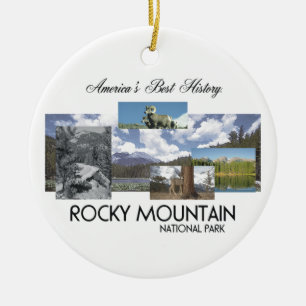 ABH Rocky Mountain NP Ceramic Tree Decoration