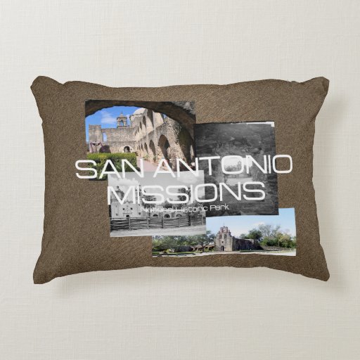 Image of ABH San Antonio Missions Decorative Cushion