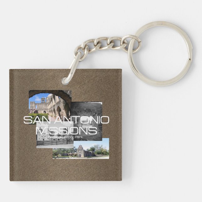 ABH San Antonio Missions Key Ring (Back)