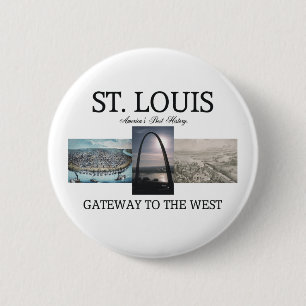 ABH St. Louis Gateway 6 Cm Round Badge