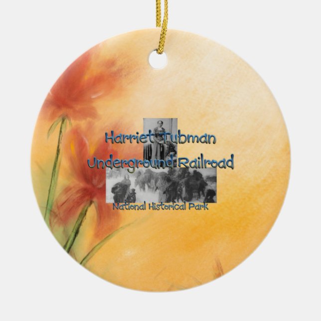 ABH Tubman NHP Ceramic Tree Decoration (Front)