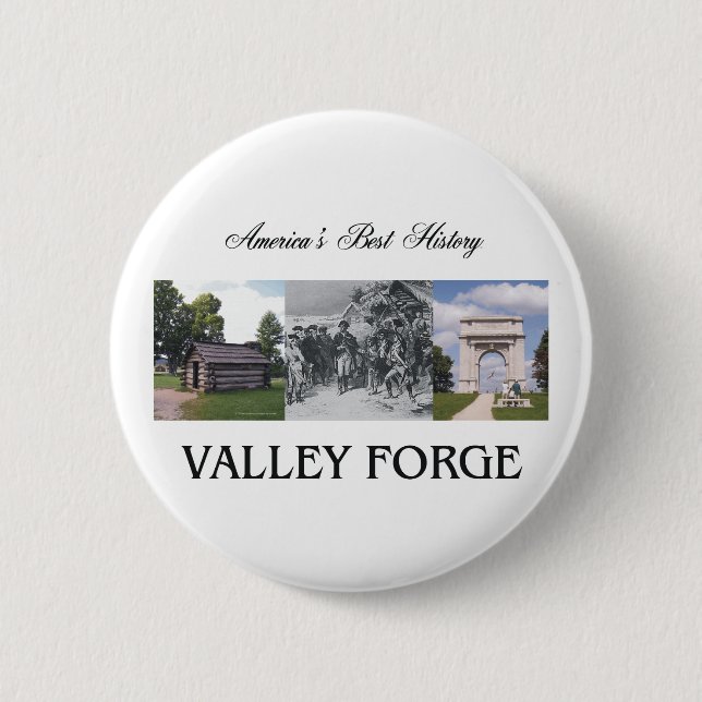 ABH Valley Forge 6 Cm Round Badge (Front)