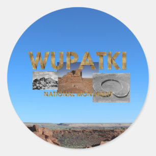 ABH Wupatki National Monument Classic Round Sticker