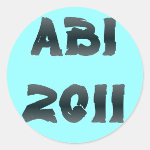 ABI 2011 CLASSIC ROUND STICKER