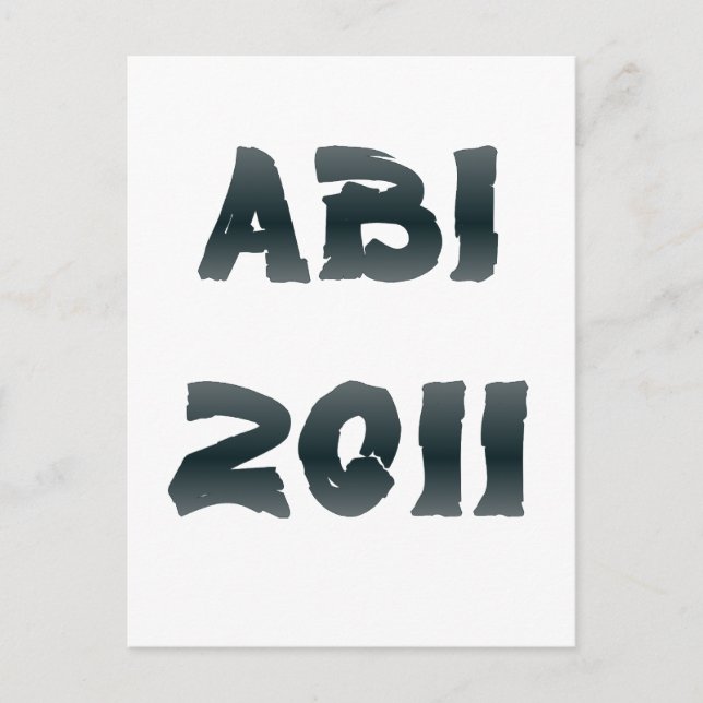 ABI 2011 POSTCARD (Front)