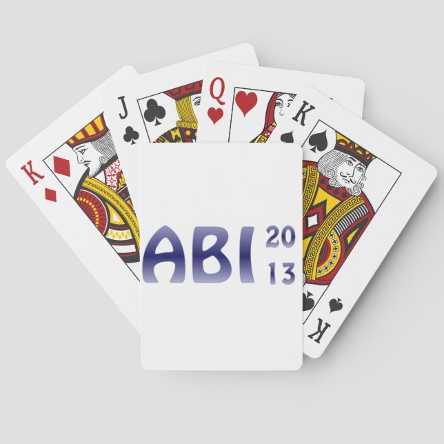 ABI 2013 PLAYING CARDS (Back)
