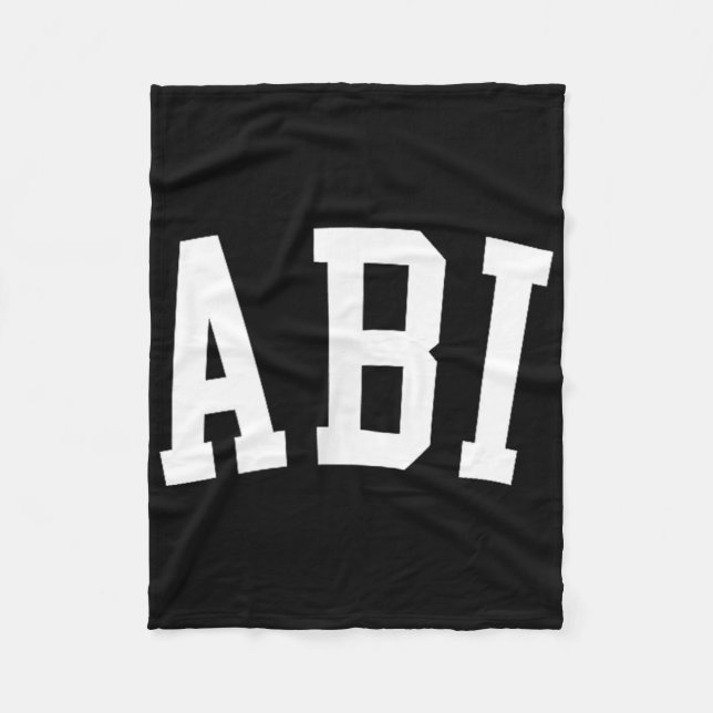 Abi _3  fleece blanket (Front)