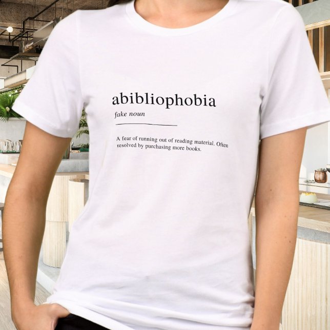 Abibliophobia book lovers Tri-Blend shirt (Creator Uploaded)
