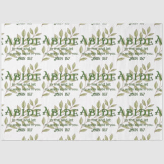 Abide In Me Christian Tissue Paper