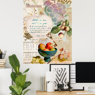 Abide in Me Fruitful Faith Poster