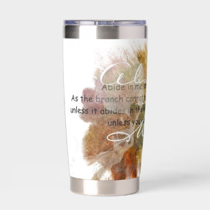 Abide in Me personalised Insulated Tumbler