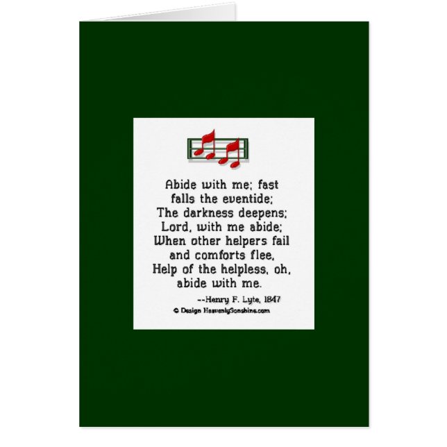 Abide With Me (Front)