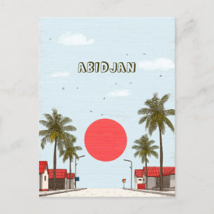 Abidjan Ivory Coast Postcard