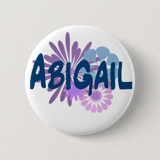 Abigail 6 Cm Round Badge