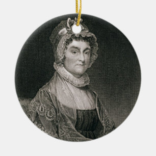 Abigail Adams, engraved by G.F. Storm (fl.c.1834) Ceramic Tree Decoration