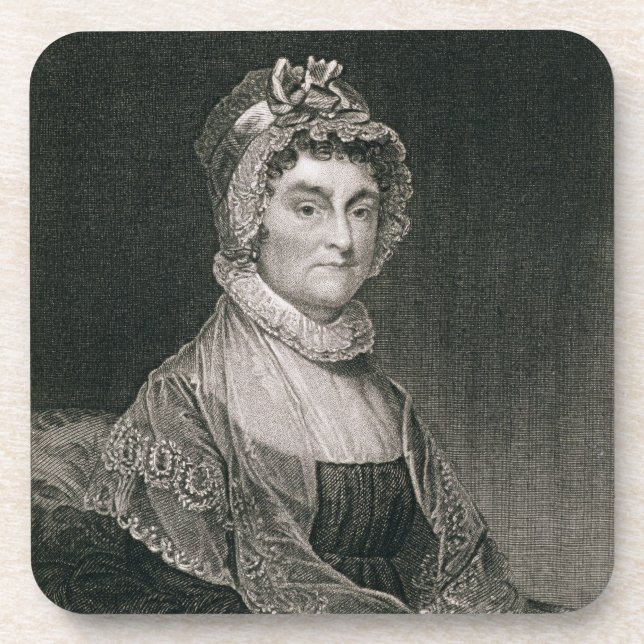 Abigail Adams, engraved by G.F. Storm (fl.c.1834) Coaster (Front)