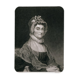 Abigail Adams, engraved by G.F. Storm (fl.c.1834) Magnet