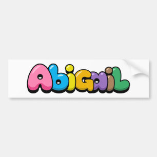 Abigail Bumper Sticker