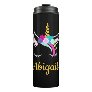 Abigail Dark Unicorn Name T-Shirt Thermal Tumbler
