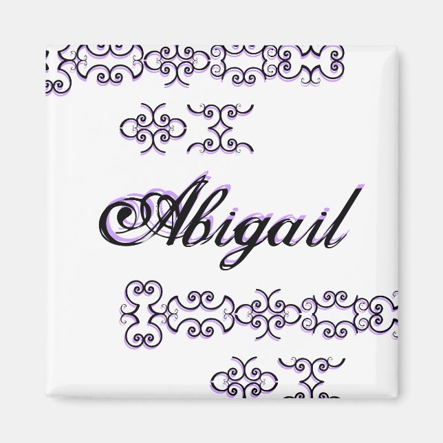 Abigail Designer Name III Magnet (Front)