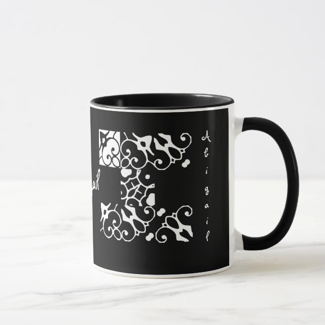 Abigail III Designer Name Mug (Right)