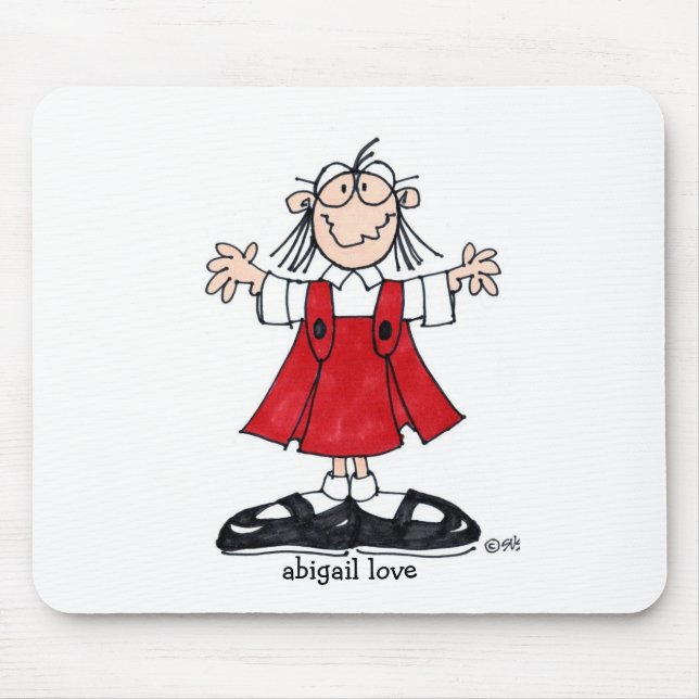 abigail love mousepad (Front)