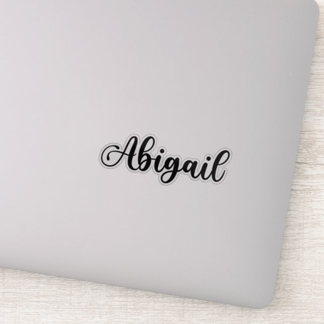 Abigail Name - Handwritten Calligraphy (Detail)