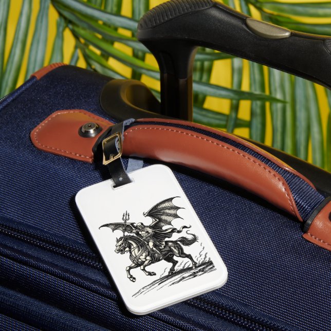 Abigor’s Midnight Charge Luggage Tag (Front Insitu 1)