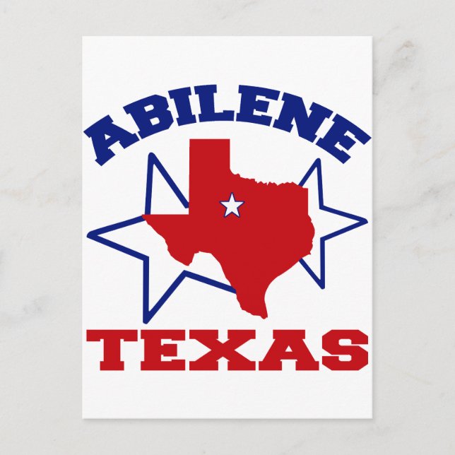 Abilene, Texas Postcard (Front)
