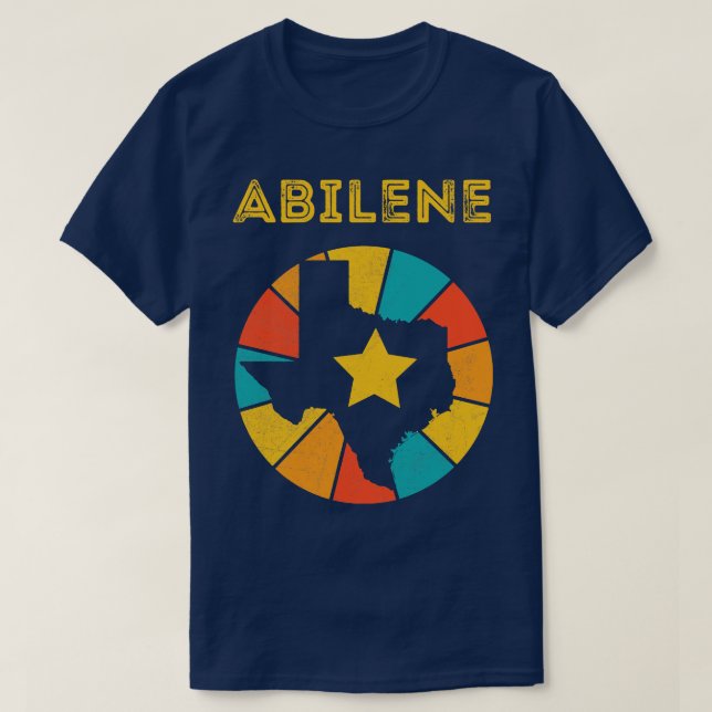 Abilene Texas Vintage Distressed Souvenir 1 T-Shirt (Design Front)