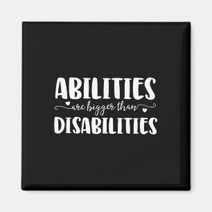 Abilities Disabilities Speech Therapist Gifts For  Magnet