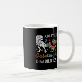 Abilities Outweigh Disabilities Autism Awareness D Coffee Mug
