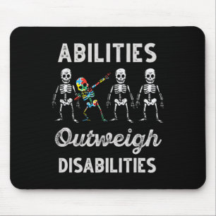 Abilities Outweigh Disabilities Autism Awareness D Mouse Mat