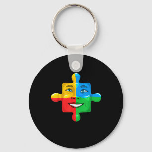 Abilities Outweigh Disabilities Autism awareness I Key Ring