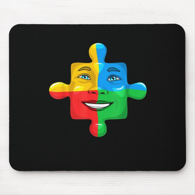 Abilities Outweigh Disabilities Autism awareness I Mouse Mat (Front)