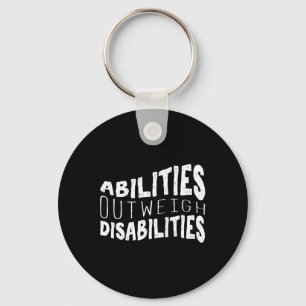 Abilities Outweigh Disabilities Behaviour Therapy Key Ring