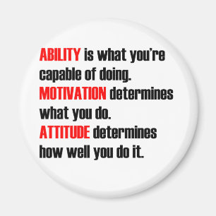 ability motivation attitude magnet
