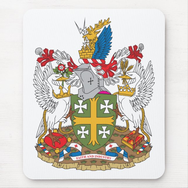 Abingdon Coat of Arms Mouse Mat (Front)