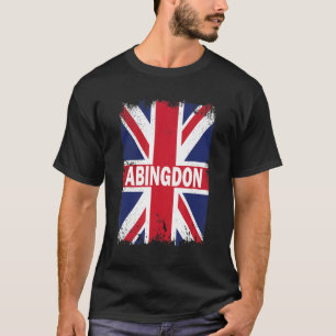 Abingdon - England city with United Kingdom flag T-Shirt