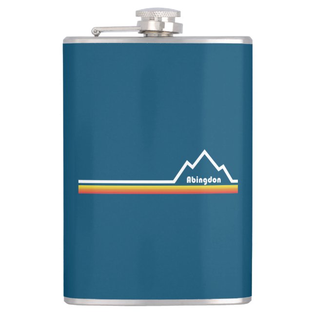 Abingdon, Virginia Hip Flask (Front)