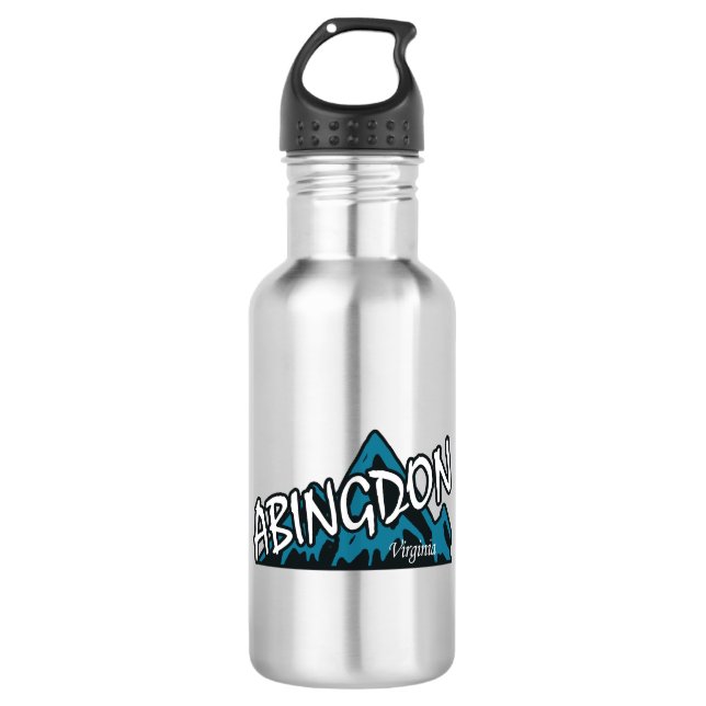 Abingdon Virginia Mountains 532 Ml Water Bottle (Front)