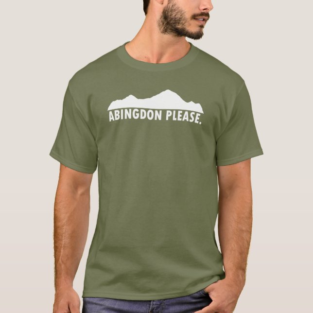 Abingdon Virginia Please T-Shirt (Front)