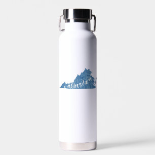 Abingdon Virginia Wood Grain Water Bottle