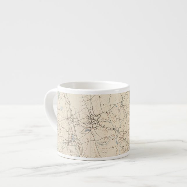 Abington, Massachusetts Espresso Cup (Front Left)