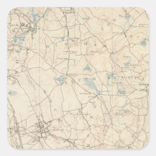 Abington, Massachusetts Square Sticker