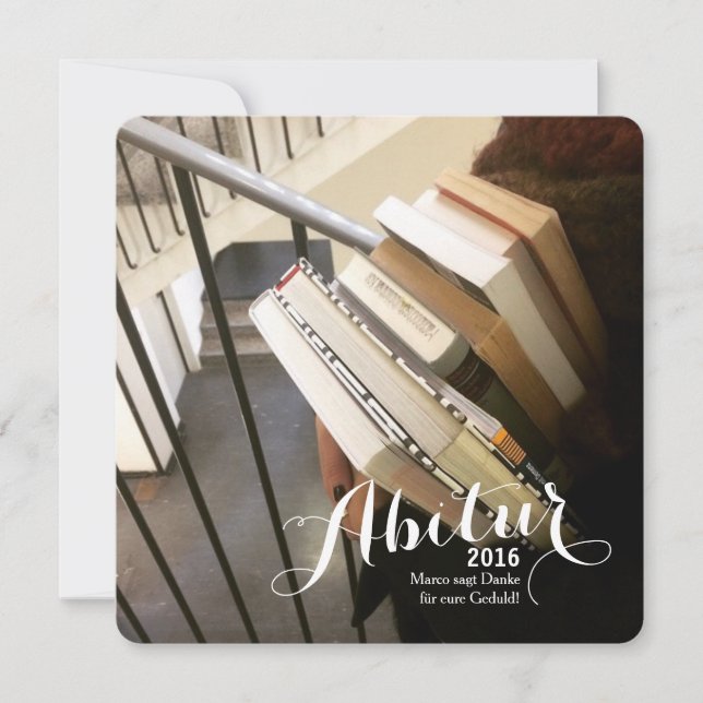 Abitur Karten (Front)