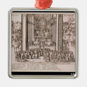 Abjuration of Henri IV Metal Tree Decoration