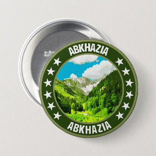 Abkhasia                                           7.5 cm round badge